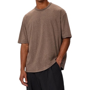 T-shirt homme grande taille 100% coton, dernier design, séchage rapide et durable pour les activités de plein air, coupe ample, imprimé. - Product Image 1