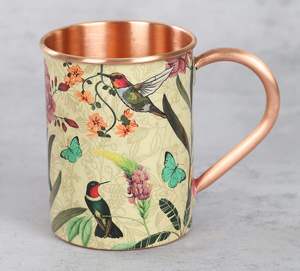 Taza de Cobre Puro de Aspecto Elegante para Bar, Hogar y Viajes, Taza de Café Personalizable con Impresión por Sublimación para Uso Doméstico - Product Image 3