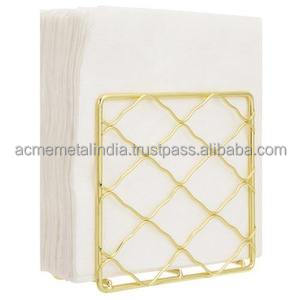 Servilletero de metal de hierro con forma y tamaño personalizados, perfecto para la cocina del hogar y la decoración de la mesa con estilo - Product Image 4