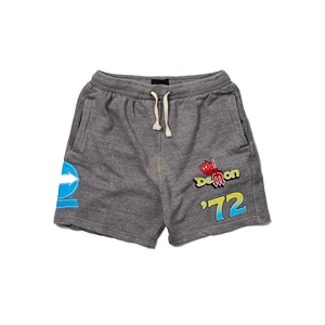 กางเกงขาสั้นผ้าฟลีซเทอร์รี่สำหรับผู้ชายแนวสตรีทปรับแต่งได้สำหรับใส่ออกกำลังกายกลางแจ้งเล่นกีฬา - Product Image 5