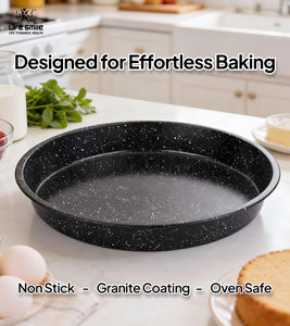 Molde redondo para pastel de acero al carbono premium con revestimiento antiadherente de granito multicapa, apto para horno y con distribución uniforme del calor. - Product Image 3