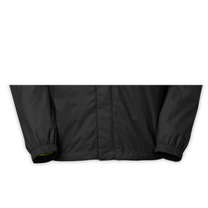 Chaqueta Impermeable con Capucha para Hombre, Color Sólido, Cierre de Cremallera, para Senderismo al Aire Libre, Corte Regular, Invierno, 100% Poliéster, Bolsillos Delanteros - Product Image 4