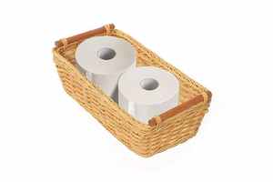 New Design Vintage Rattan Storage <b>Basket</b> Rectangle Designs for Kitchen Dining Room Quality Product By VgreenArt from Vietnam - Product Image 2