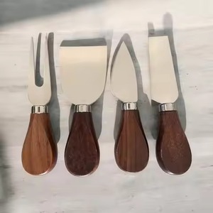 Modern <b>Cheese</b> <b>Knife</b> <b>Set</b> Stainless Steel Blades White Handles Dishwasher Safe Serving Tools for <b>Cheese</b> Boards - Product Image 6
