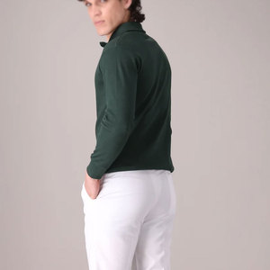 Chemises polo pour hommes de haute qualité avec col élégant et matière confortable, coupe décontractée pour la mode de rue au quotidien - Product Image 4