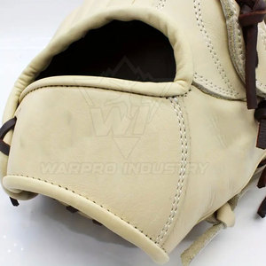 Gants de baseball en cuir de couleur personnalisée, design à coutures renforcées pour les entraînements et les matchs de baseball - Product Image 4
