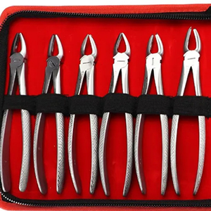 Kit de forceps d'extraction dentaire manuel M.A SIDDIQUE INTERNATIONAL de qualité supérieure, poignée ergonomique, instruments multiples - Product Image 2