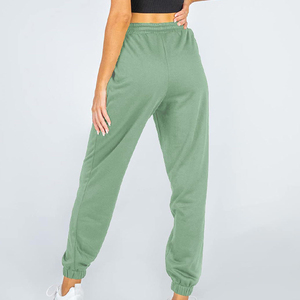 Pantalones Cargo de Lona 100% Algodón para Mujer, Estilo Urbano, Color Sólido, Bolsillos, Cintura Media, Cierre con Cordón, Transpirables - Product Image 3