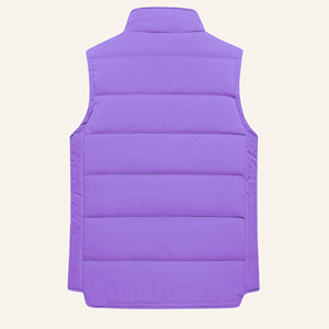 Nouveaux modèles de gilets matelassés longs à capuche sans manches pour femmes, couleur unie, en coton, veste sans manches à effet bulle pour femmes 2026 - Product Image 2