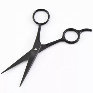 High Quality Barber Sharp Edge Bevel <b>Scissors</b> with Fixed Screw Professional Salon Razor Hair Cutting Shears - Product Image 2