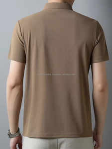 Camiseta unisex de verano para hombre, ropa deportiva informal de manga larga, polos transpirables de algodón ajustados, polos para hombre - Product Image 3