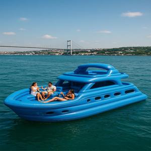 Nouvelle Arrivée 2026 Grand Yacht Gonflable Personnalisé en PVC Rose de Haute Qualité pour Fêtes Estivales en Extérieur - Product Image 4