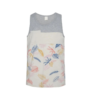 Camiseta sin mangas acanalada 100% algodón para mujer, talla grande, blanca, estilo crop top, para entrenamiento, running y fitness, talla de EE. UU. - Product Image 1