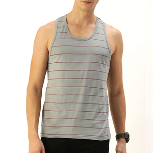 GREEN SWIFT INDUSTRIES Débardeur Sportif Homme Col Rond Sans Manches en Polyester/Coton Uni Respirant Haute Qualité Prix Bas - Product Image 4