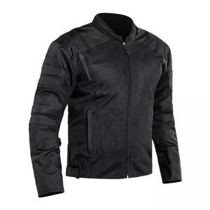 Veste de moto d'été pour hommes approuvée CE maille respirante doublure imperméable détachable col montant motif décoration quantité minimale de commande LOW - Product Image 1