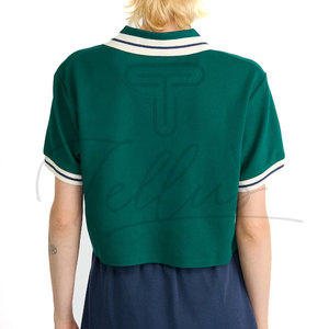 Chemises polo de jogging pour femmes, t-shirts polo de haute qualité, respirants, pour usage extérieur, couleur personnalisée - Product Image 2