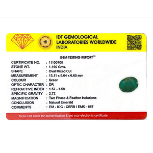 Handcrafted 5.8 Carat Natural Zambian Emerald Loose Gemstone Emerald Cut 8x10mm for Fine Jewelry - Product Image 4