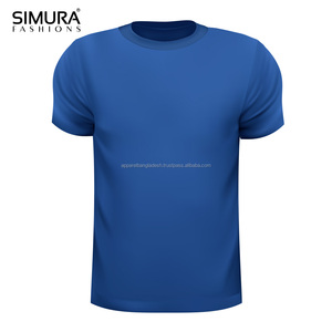 Cotton <b>Drop</b> Shoulder Export Oriented Short Sleeve O Neck Stylish Plus Size <b>Back</b> Neck Quick Dry Breathable T Shirt for Men - Product Image 4