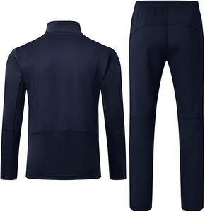 Men's <b>Tracksuit</b> Customize Logo 2 Piece Running Sports For Men Full Zip Athletic Jackets and Pants Outfits - Product Image 1