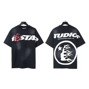 Camiseta de Hombre Moderna Hecha a Medida, Estilo Vintage, con Estampado Gráfico 1.1 Rep Print Hell Star, 100% Algodón, Talla Grande, Premium - Product Image 2