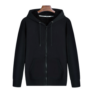 Sweat-shirts à capuche pour hommes en molleton, personnalisables avec logo, prix de gros, unis, chauds pour l'hiver, style streetwear, en stock - Product Image 3