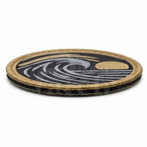 High Density Woven Synthetic Badges With Laser Cut For <b>Backpacks</b> Duffel Bags Outdoor Equipment Sportswear And Clothing - Product Image 1