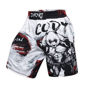Shorts MMA pour hommes, imprimés, taille élastique, entraînement en salle de sport, kickboxing, légers, séchage rapide, colorés, haut de gamme pour hommes, arts martiaux - Product Image 5