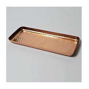 Beautiful Stainless Steel Serving Platter <b>Large</b> Round Metal Food <b>Tray</b> Durable Serving Plate for Restaurant Catering - Product Image 1