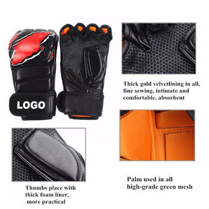 Gants de MMA en cuir écologiques durables de haute qualité pour l'entraînement, le sparring, le grappling, la boxe, le Muay Thai et le sac de frappe – Vente en gros - Product Image 5