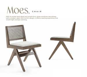 Modern <b>Square</b> Wooden Dining Chair with <b>Foam</b> Cushioned Seat and Cross Legs for Living Room Hotel Banquet - Product Image 1