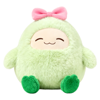 Adorable peluche en forme de cœur violet, douce et moelleuse, jouet en peluche assis, poupée mignonne pour enfants
