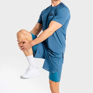 Camisetas de Gimnasio Casuales de Algodón 100% con Estampado Urbano de Último Diseño para Hombre, Corte Holgado, Alta Calidad, Venta al Por Mayor - Product Image 6