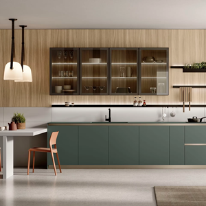 Cuisine Modulaire de Luxe Personnalisée JY Project en Panneaux de Bois MDF RTA Vietnam 2026 Écologique Multifonctionnelle Facile à Assembler - Product Image 3