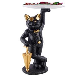 Resin Decoration Cool Dog Storage Holder Showpiece for <strong>Home</strong> <strong>Decor</strong> Item,Kitchen,Bedroom, Office, Gifts Item, Table Decoration (<strong>Bl</strong>
