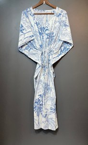 ชุดเดรสยาวผ้าฝ้ายลายดอกไม้สไตล์อินเดีย เหมาะสำหรับคุณแม่ตั้งครรภ์ ใส่เที่ยวทะเลหรือไปเที่ยวครุยส์ - Product Image 6