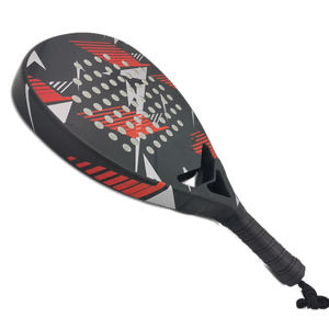 Raquette de padel professionnelle personnalisée avec cadre en fibre de verre, noyau en EVA souple, design léger et durable pour les joueurs avancés en extérieur - Product Image 3
