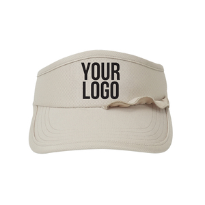 Casquette de golf décontractée personnalisée avec visière pare-soleil et logo brodé |   Fabricant OEM ODM 100% polyester léger à séchage rapide - Product Image 1