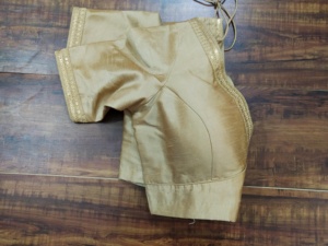 Blusa Elegante de Manga Corta con Cuello en V para Mujer, 100% Poliéster Tejido, Transpirable, Antiarrugas, Corte Regular, para Otoño/Invierno - Product Image 2