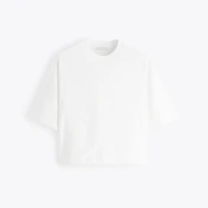 เสื้อยืดทรงบ็อกซี่แบบสั่งทำพิเศษ คุณภาพสูง ทรงครอปพอดีตัว ผลิตเสื้อยืดพร้อมสกรีนโลโก้ด้วยเทคนิค DTG ผ้าฝ้าย 100% เนื้อหนา เสื้อยืดผู้ชาย - Product Image 5