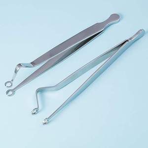 Premium Quality Manual Stainless Steel Body <b>Piercing</b> Tweezer <b>Clamp</b> Ear <b>Piercing</b> Pliers Surgical Kit Hand Tool Set By Dentavex - Product Image 2