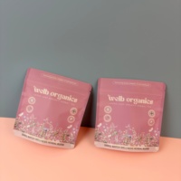 Sachets d'emballage biodégradables à faible MOQ, thermoscellables, mini-sachets échantillons, pochettes écologiques personnalisées pour thé en vrac