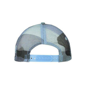 Gorra Trucker de Camuflaje Azul Personalizada, Malla Transpirable, Bordado 3D, Cierre a Presión, Ajustable, Deportiva, para Exteriores, Protección Solar, a la Moda - Product Image 6