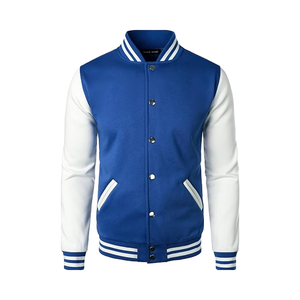 OEM personnalisé hommes Vintage Letterman Varsity veste à séchage rapide Baseball veste chaîne chenille broderie toile personnalisé printemps - Product Image 1