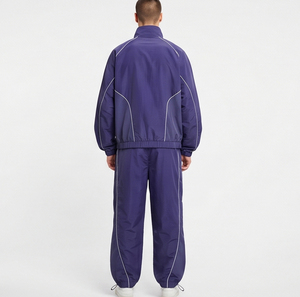 <b>Men's</b> Windbreaker Baggy <b>Tracksuit</b> Full Zipper Drop Shoulder 100% Nylon Polyester Two Piece Sportswear Windbreaker <b>Tracksuit</b> <b>Men</b> - Product Image 5