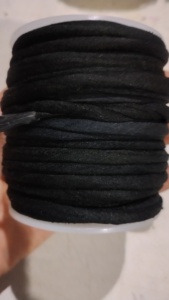 Cordon plat en soie de sari recyclée écologique Y S INTERNATIONAL 5 mm YS-273 pour bijoux, macramé, crochet, artisanat textile, fabrication d'échantillons, sacs - Product Image 6