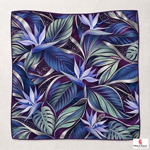 Soft Lightweight Custom Square <b>Scarf</b> Fashion Accessories Premium OEM ODM Manufacturer Hainan Custom Fabric Products - Product Image 2