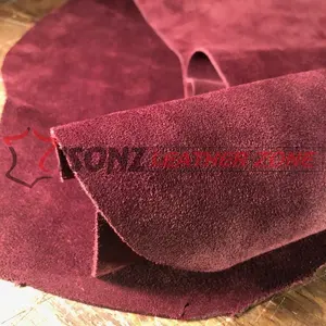 High Quality Suede Leather for Suitcase/High Heel /Boots/Belt/Notebook