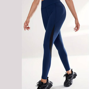 Customized High Waisted Workout Nylon Spandex <b>Leggings</b> <b>Women</b> Yoga Pants For <b>Women</b> Active Wear Gym <b>Leggings</b> - Product Image 1