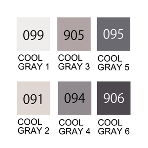 [ME]KURETAKE ZIG Clean Color Real Blush Cool Gray (RB-6000AT/6VB) Stylo plume, stylo pinceau, stylo manga - Product Image 3
