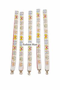 Correa de Repuesto para Bolso con Cuentas Florales de Lujo, Correa de Hombro Bordada a la Moda para Bolsos con Clip Metálico de Langosta - Product Image 6